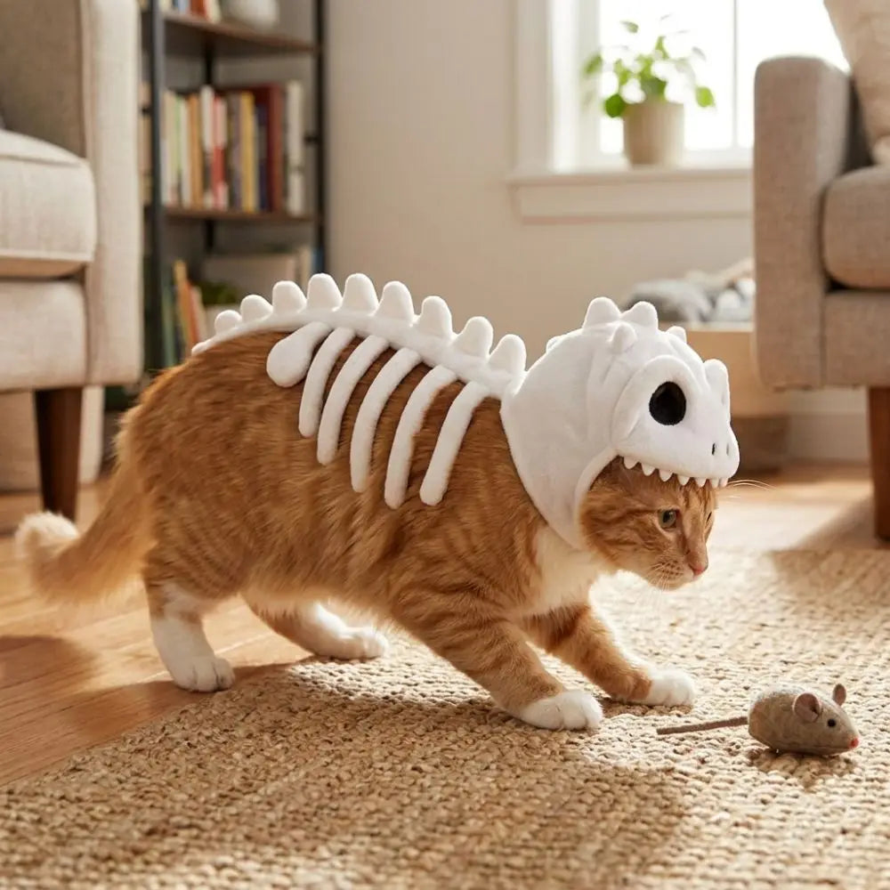 The GlowRex™ — Glow-in-the-Dark Dino Costume for Cats & Small Dogs