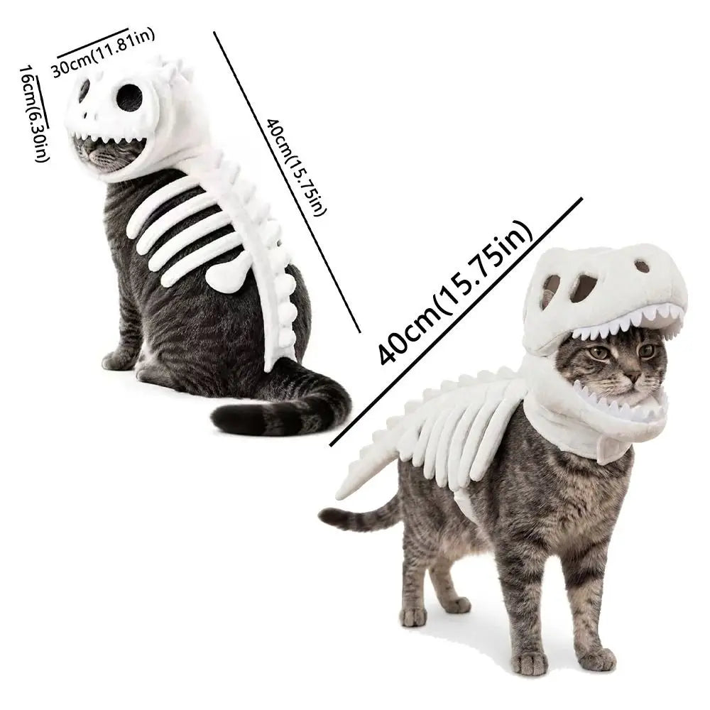 The GlowRex™ — Glow-in-the-Dark Dino Costume for Cats & Small Dogs